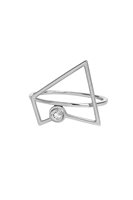 Anneau Idee Preziose dal 1987 Femme in Or blanc Zircone IP.AK18B/69 - IP.AK18B/69